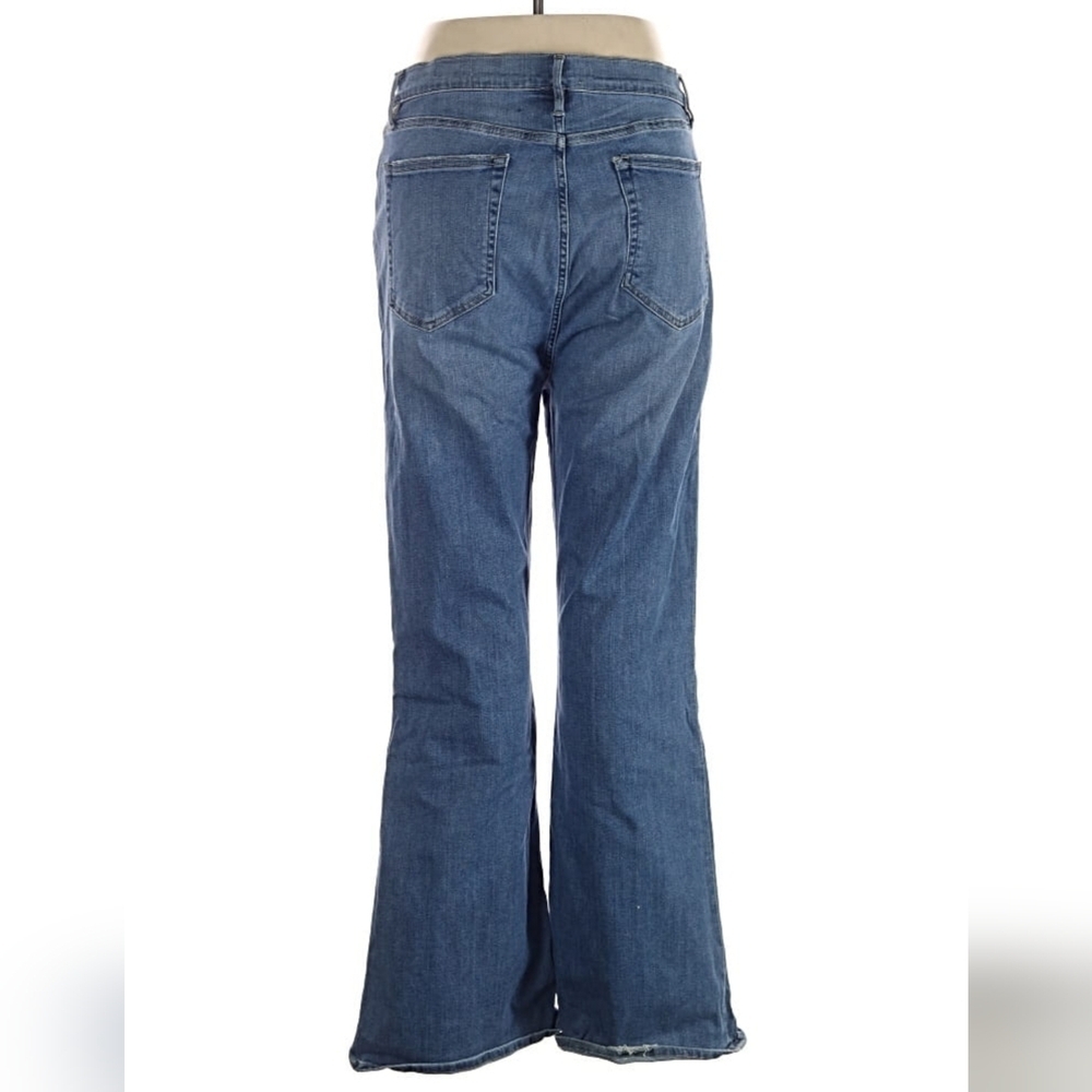 FRAME Le Easy Flare Light Wash High Rise Stretch Jeans Size 33 - Picture 4 of 11